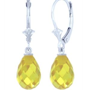 Genuine gemstone earrings